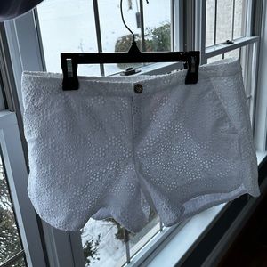 Vintage white lace shorts preppy floral summer shorts y2k